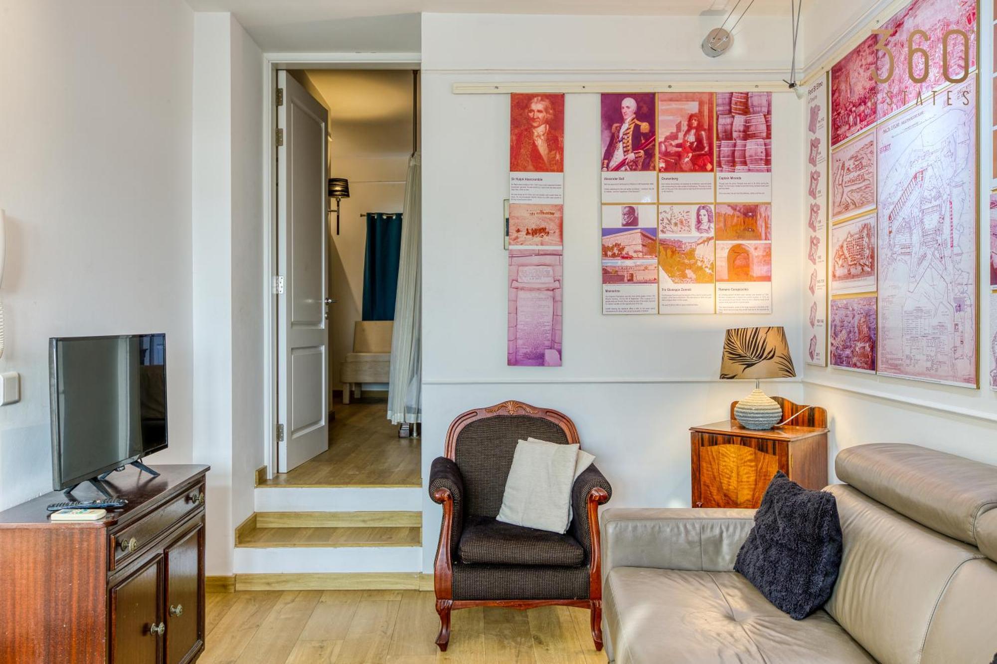 Comfortable 1Br Home With Maltese Balcony In Valletta By 360 Estates מראה חיצוני תמונה